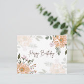 Happy Birthday Postcard Postkarte (Stehend Vorderseite)