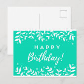 Happy Birthday Postcard Postkarte (Vorne/Hinten)