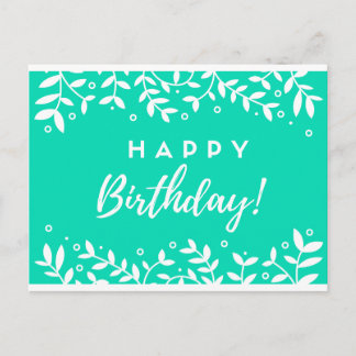 Happy Birthday Postcard Postkarte