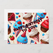Happy Birthday Postcard Postkarte (Vorne/Hinten)