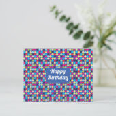 Happy Birthday - Postcard Postkarte (Stehend Vorderseite)