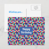Happy Birthday - Postcard Postkarte (Vorne/Hinten)