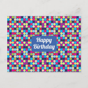 Happy Birthday - Postcard Postkarte