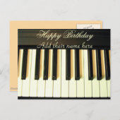 Happy Birthday_ Postcard Postkarte (Vorne/Hinten)