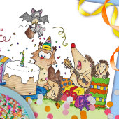 HAPPY BIRTHDAY Postcard von Nicole Janes Postkarte