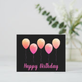 Happy birthday postcards postkarte (Stehend Vorderseite)