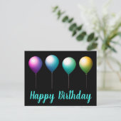 Happy birthday postcards postkarte (Stehend Vorderseite)