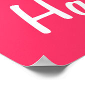 Happy Birthday Poster (Ecke)