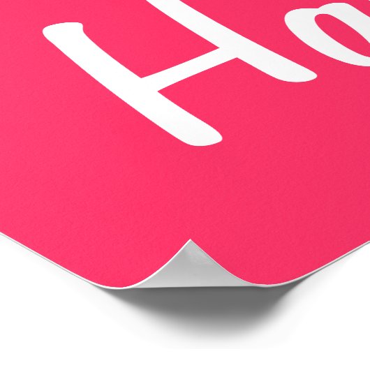 Happy Birthday Poster (Ecke)