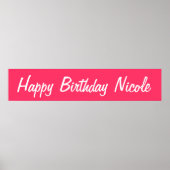 Happy Birthday Poster (Vorne)