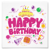 Happy Birthday Poster (Vorne)