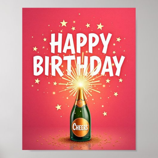 Happy Birthday Poster (Vorne)