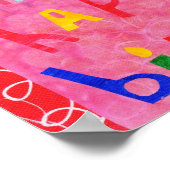 Happy Birthday Poster (Ecke)