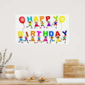 Happy Birthday Poster (Küche)