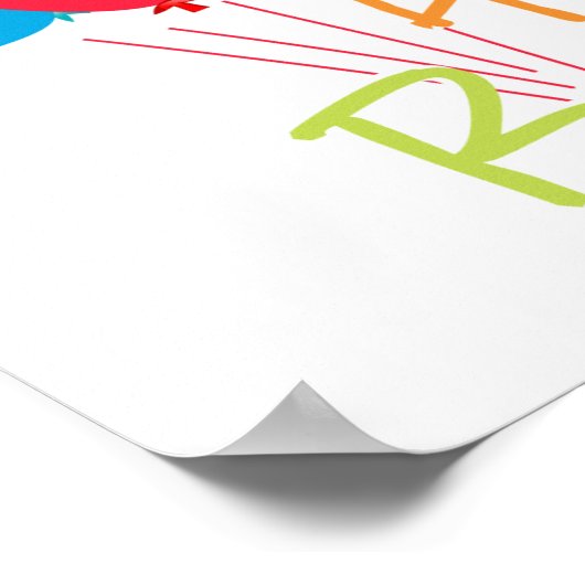 Happy Birthday Poster (Ecke)