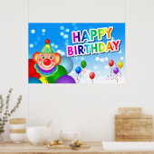 Happy Birthday Poster (Küche)