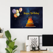 Happy Birthday Poster (Heimbüro)