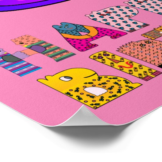 Happy Birthday Poster (Ecke)