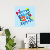 Happy Birthday Poster (Heimbüro)