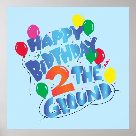 Happy Birthday Poster (Vorne)