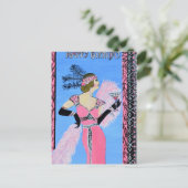 Happy Birthday Postkarte (Stehend Vorderseite)