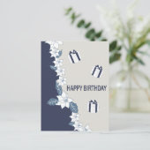 Happy Birthday Postkarte (Stehend Vorderseite)