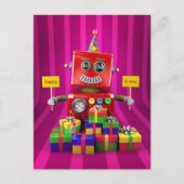 Happy Birthday Postkarte (Vorderseite)