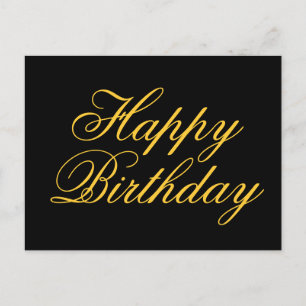 Happy Birthday Postkarte