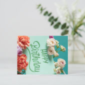 HAPPY BIRTHDAY POSTKARTE (Stehend Vorderseite)
