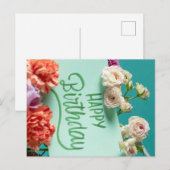 HAPPY BIRTHDAY POSTKARTE (Vorne/Hinten)