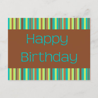 Happy Birthday Postkarte