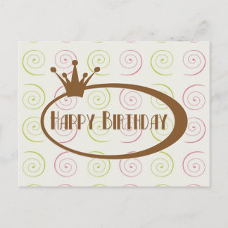 Happy Birthday Postkarte