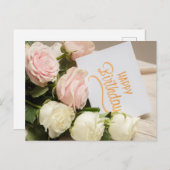 HAPPY BIRTHDAY POSTKARTE (Vorne/Hinten)