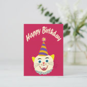 Happy Birthday Postkarte (Stehend Vorderseite)