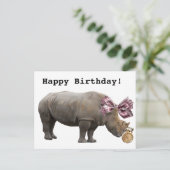 Happy Birthday Postkarte (Stehend Vorderseite)