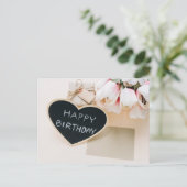 Happy Birthday Postkarte (Stehend Vorderseite)