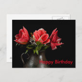 Happy Birthday Postkarte (Vorne/Hinten)