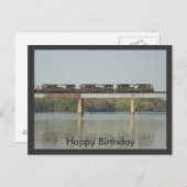 Happy Birthday Postkarte (Vorne/Hinten)