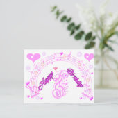 Happy Birthday_ Postkarte (Stehend Vorderseite)