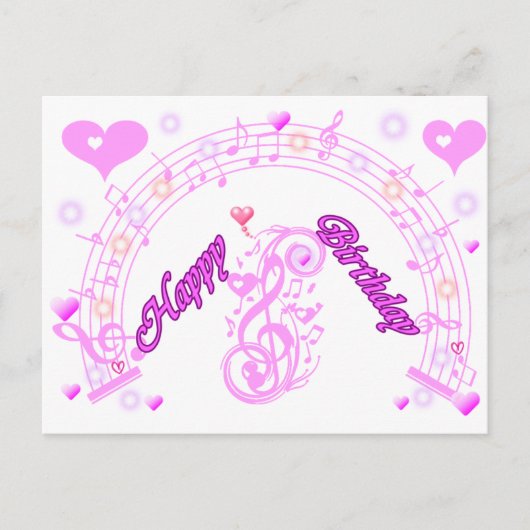 Happy Birthday_ Postkarte (Vorderseite)