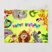 Happy Birthday Postkarte (Vorderseite)