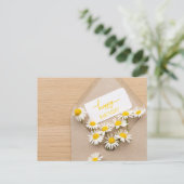 Happy Birthday Postkarte (Stehend Vorderseite)