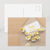 Happy Birthday Postkarte (Vorne/Hinten)