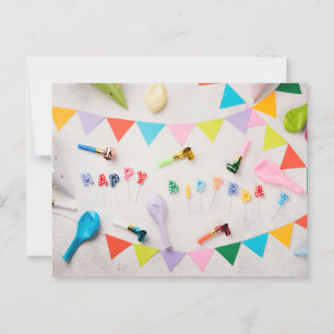 HAPPY BIRTHDAY POSTKARTE
