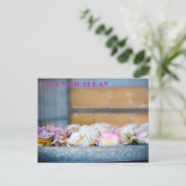 Happy Birthday Postkarte (Stehend Vorderseite)