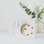 Happy Birthday Postkarte (Stehend Vorderseite)