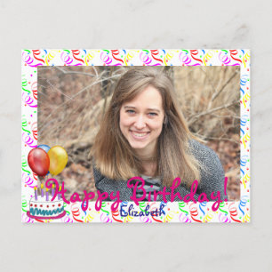 Happy Birthday Postkarte