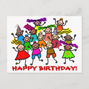 Happy Birthday Postkarte