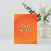 Happy Birthday Postkarte (Stehend Vorderseite)