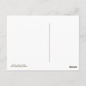 Happy Birthday Postkarte (Rückseite)